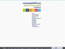Tablet Screenshot of campingdellerose.eu